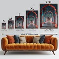 Tablou decorativ, GE122-L, Lemn, Multicolor