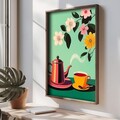 Tablou decorativ, TUN024-L, Lemn, Multicolor