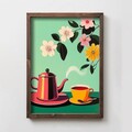 Tablou decorativ, TUN024-L, Lemn, Multicolor