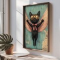 Tablou decorativ, TUN031-L, Lemn, Multicolor