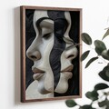 Tablou decorativ, TUN078-L, Lemn, Multicolor