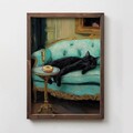 Tablou decorativ, TUN090-L, Lemn, Multicolor