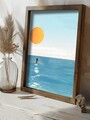 Tablou decorativ, GE103-L, Lemn, Multicolor