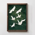 Tablou decorativ, TUN028-XL, Lemn, Multicolor