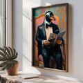 Tablou decorativ, TUN066-XL, Lemn, Multicolor