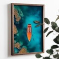 Tablou decorativ, TUN080-XL, Lemn, Multicolor