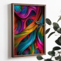 Tablou decorativ, TUN087-XL, Lemn, Multicolor