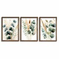 Tablou decorativ (3 Pieces), GE260-L, Lemn, Multicolor
