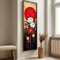Tablou decorativ, EMR083, Lemn, Multicolor