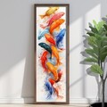 Tablou decorativ, EMR094, Lemn, Multicolor