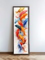 Tablou decorativ, EMR094, Lemn, Multicolor