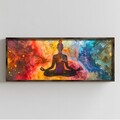 Tablou decorativ, GE020-S, Lemn, Multicolor