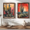 Tablou decorativ (2 Pieces), HUM114, Cadru: 100% MOLID, Multicolor