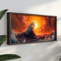 Tablou decorativ, HUM015, Cadru: 100% MOLID, Multicolor
