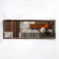 Tablou decorativ, EMR013, Lemn, Multicolor