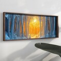 Tablou decorativ, EMR056, Lemn, Multicolor