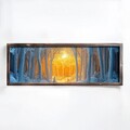 Tablou decorativ, EMR056, Lemn, Multicolor