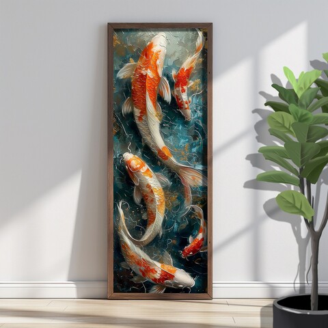 Tablou decorativ, EMR068, Lemn, Multicolor
