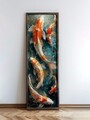 Tablou decorativ, EMR068, Lemn, Multicolor