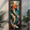 Tablou decorativ, EMR068, Lemn, Multicolor