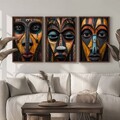 Tablou decorativ (3 Pieces), HUM115, Cadru: 100% MOLID, Multicolor