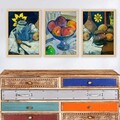 Tablou decorativ (3 Pieces), 3NTC_UN1233904 _3545, Polistiren (Grosime: 2 cm, Multicolor