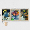 Tablou decorativ (3 Pieces), 3NTC_UN1233904 _3545, Polistiren (Grosime: 2 cm, Multicolor