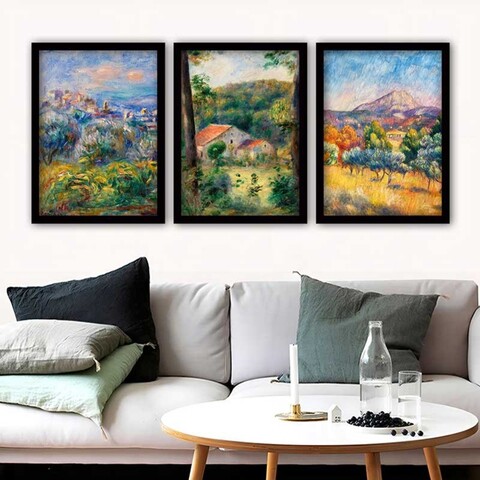 Tablou decorativ (3 Pieces), 3SC_UN894988_5575, Polistiren (Grosime: 2 cm, Multicolor