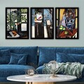 Tablou decorativ (3 Pieces), 3SC_UNPP04_5575, Polistiren (Grosime: 2 cm, Multicolor