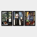 Tablou decorativ (3 Pieces), 3SC_UNPP04_5575, Polistiren (Grosime: 2 cm, Multicolor