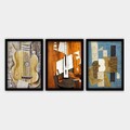 Tablou decorativ (3 Pieces), 3SC_UNPP14_5575, Polistiren (Grosime: 2 cm, Multicolor