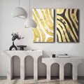 Tablou decorativ (2 Pieces), 2P4570GSC-004, Lemn, Multicolor