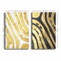 Tablou decorativ (2 Pieces), 2P4570GSC-004, Lemn, Multicolor