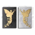 Set 2 tablouri decorative, 2P4570GSC-007, Lemn, Multicolor