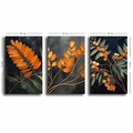 Tablou decorativ (3 Pieces), 3p4570softc-004, Lemn, Multicolor