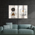 Tablou decorativ (2 Pieces), 1992, 30 x 45 cm (2 bucăți), Multicolor