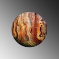 Tablou decorativ, 2051, Diametru: 60 cm, Multicolor