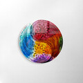 Tablou decorativ, 2128, Diametru: 60 cm, Multicolor