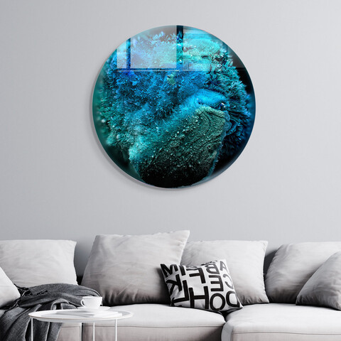 Tablou decorativ, 2129, Diametru: 60 cm, Multicolor