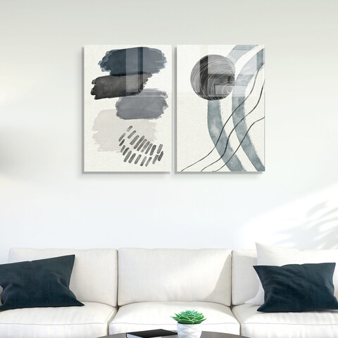 Tablou decorativ (2 Pieces), 1998, 70 x 100 cm (2 bucăți), Multicolor