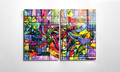 Tablou decorativ (2 Pieces), 2001, Dimensiune: 45 x 65 cm (2 bucăți), Multicolor