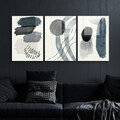 Tablou decorativ (3 Pieces), 1998, 50 x 70 cm (3 bucăți), Multicolor