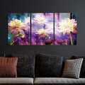 Tablou decorativ (3 Pieces), 2052, 50 x 70 cm (3 bucăți), Multicolor