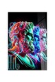 Tablou decorativ, Hhlneon003, 30 x 40 cm, Multicolor