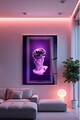 Tablou decorativ, Hhlneon001, 70 x 100 cm, Multicolor