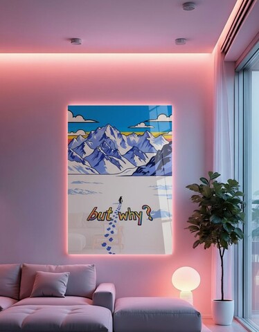 Tablou decorativ, Huhu692, 50 x 70 cm, Multicolor
