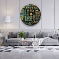 Tablou decorativ, SKR-9019, Dimensiune: 80 x 80, Multicolor