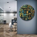 Tablou decorativ, SKR-9019, Dimensiune: 80 x 80, Multicolor