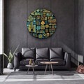 Tablou decorativ, SKR-9019, Dimensiune: 80 x 80, Multicolor