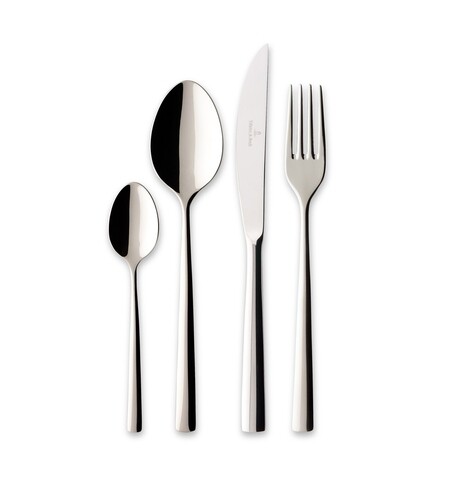 Set tacamuri 24 piese, Villeroy & Boch, Piemont Cutlery, inox 18/10